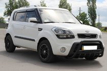 Kia Soul I 2008–2013 Kengurina stienis WT004 Black (nerūsējošais tērauds) foto 2