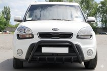 Kia Soul I 2008–2013 Kengurina stienis WT004 Black (nerūsējošais tērauds) foto 1