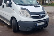 Opel Vivaro 2001–2015 Kengurubārs WT004 Black (nerūsējošais tērauds) foto 4
