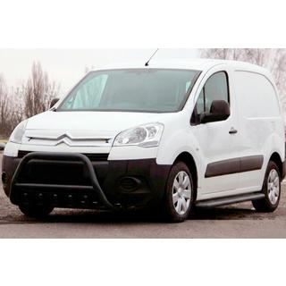 Bullbar WT003 Black (nerūsējošais tērauds) Peugeot Partner Tepee 2008–2018 foto 1