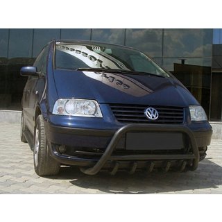 Bullbar WT003 Black (nerūsējošais tērauds) Ford Galaxy 1995–2006 foto 1