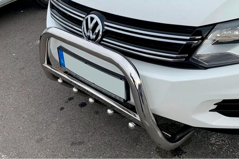 Volkswagen Tiguan 2007–2016 Priekšējais aizsargstienis (bull bar) WT004 (nerūsējošais tērauds) Image