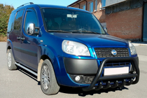 Fiat Doblo I 2001–2005 Bullbar WT003 Black (nerūsējošais tērauds) foto 1
