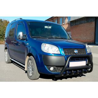 Bullbar WT003 Black (nerūsējošais tērauds) Fiat Doblo I 2001–2005 foto 1