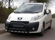 Citroen Jumpy 2007–2017 Bullbar WT003 Black (nerūsējošais tērauds) foto 1