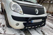 Renault Kangoo 2008–2020 Kengurina stienis WT004 Black (nerūsējošais tērauds) foto 3