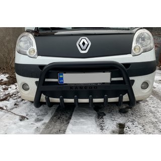 Kengurina stienis WT004 Black (nerūsējošais tērauds) Renault Kangoo 2008–2020 foto 1
