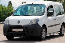 Renault Kangoo 2008–2020 Bullbar WT003 Black (nerūsējošais tērauds) foto 2