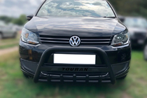 Volkswagen Touran 2010–2015 Kengurina stienis WT004 Black (nerūsējošais tērauds) foto 1