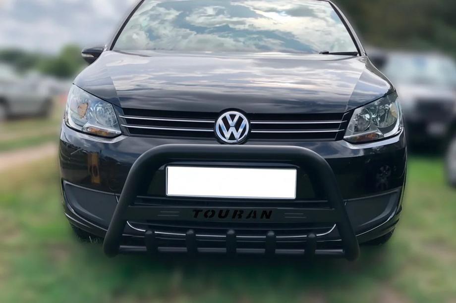 Volkswagen Touran 2010–2015 Kengurina stienis WT004 Black (nerūsējošais tērauds) Image