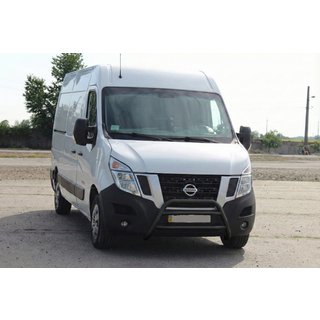 Kengurubārs WT018 Black (nerūsējošais tērauds) Opel Movano 2010–2021 foto 1