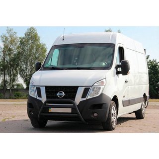 Kengurubārs WT018 Black (nerūsējošais tērauds) Opel Movano 2010–2021 foto 2
