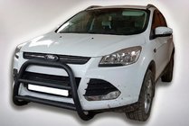 Ford Kuga/Escape 2013–2019 Kengurubārs WT018 Black (nerūsējošais tērauds) foto 1