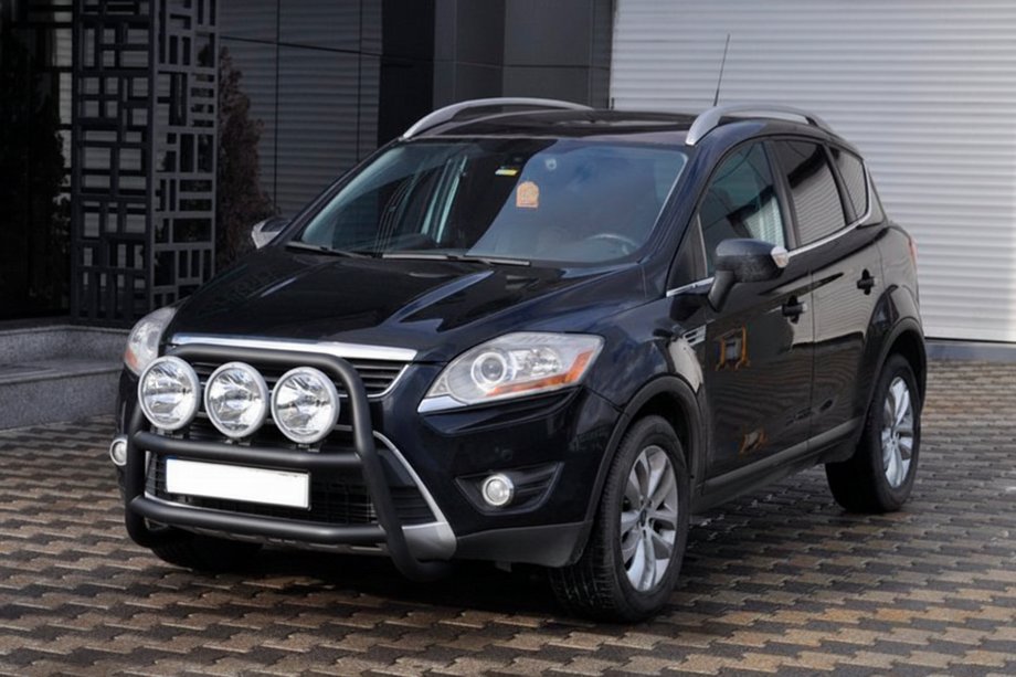 Ford Kuga 2008–2013 Kengurubārs WT018 Black (nerūsējošais tērauds) Image