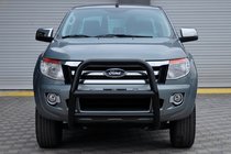 Ford Ranger 2011–2022 Priekšējais aizsargstienis WT018 Black (nerūsējošais tērauds) foto 2