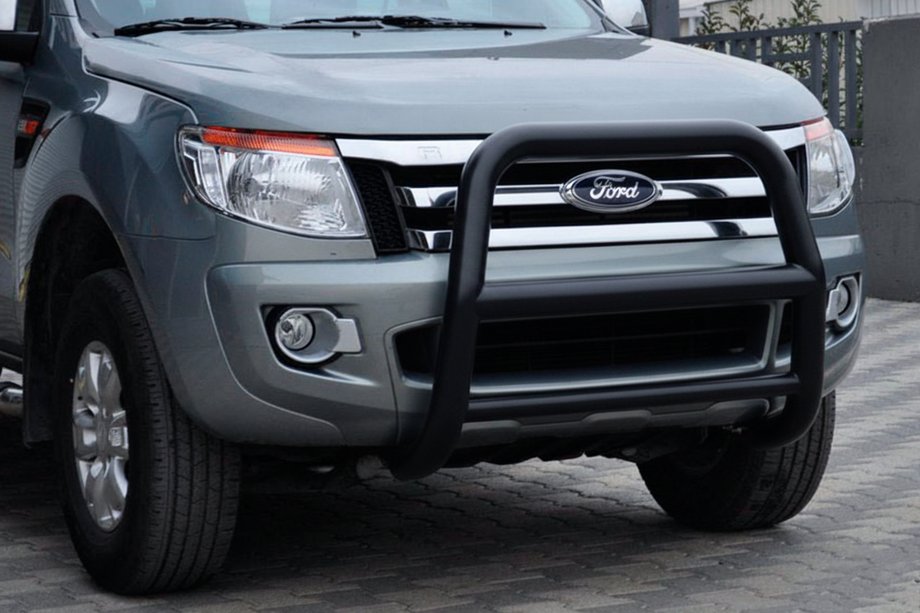 Ford Ranger 2011–2022 Priekšējais aizsargstienis WT018 Black (nerūsējošais tērauds) Image