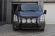 Ford Transit 2000–2014 Bullbar WT018 Black (2006-2014, nerūsējošais tērauds) foto 1