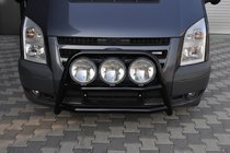 Ford Transit 2000–2014 Bullbar WT018 Black (2006-2014, nerūsējošais tērauds) foto 2