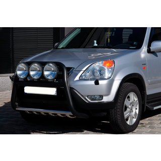 Kengurubārs WT018 Black (nerūsējošais tērauds) Honda CRV 2001–2006 foto 2