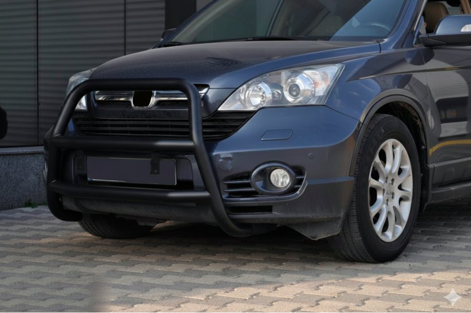 Honda CRV 2007–2011 Kengurubārs WT018 Black (nerūsējošais tērauds) Image