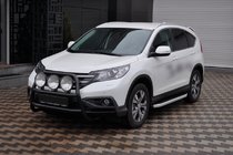 Honda CRV 2012–2016 Priekšējais aizsargstienis WT018 Black (nerūsējošais tērauds) foto 3