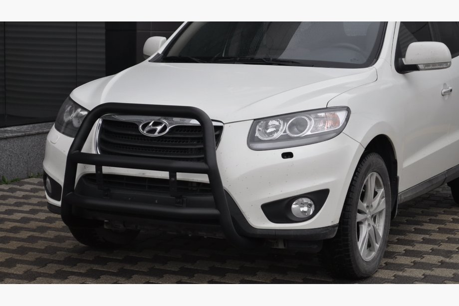 Hyundai Santa Fe 2 2006–2012 Kengurubārs WT018 Black (nerūsējošais tērauds) Image