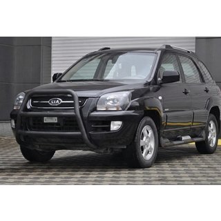 Kengurubārs WT018 Black (nerūsējošais tērauds) Kia Sportage 2004–2010 foto 1