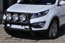 Kia Sportage 2010–2015 Kengurubārs WT018 Black (nerūsējošais tērauds) foto 3