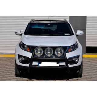 Kengurubārs WT018 Black (nerūsējošais tērauds) Kia Sportage 2010–2015 foto 1
