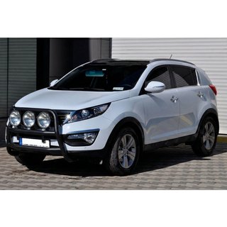 Kengurubārs WT018 Black (nerūsējošais tērauds) Kia Sportage 2010–2015 foto 2