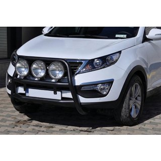 Kengurubārs WT018 Black (nerūsējošais tērauds) Kia Sportage 2010–2015 foto 3