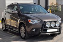 Mitsubishi ASX 2010–2023 Kengurubārs WT018 Black (nerūsējošais tērauds) foto 3
