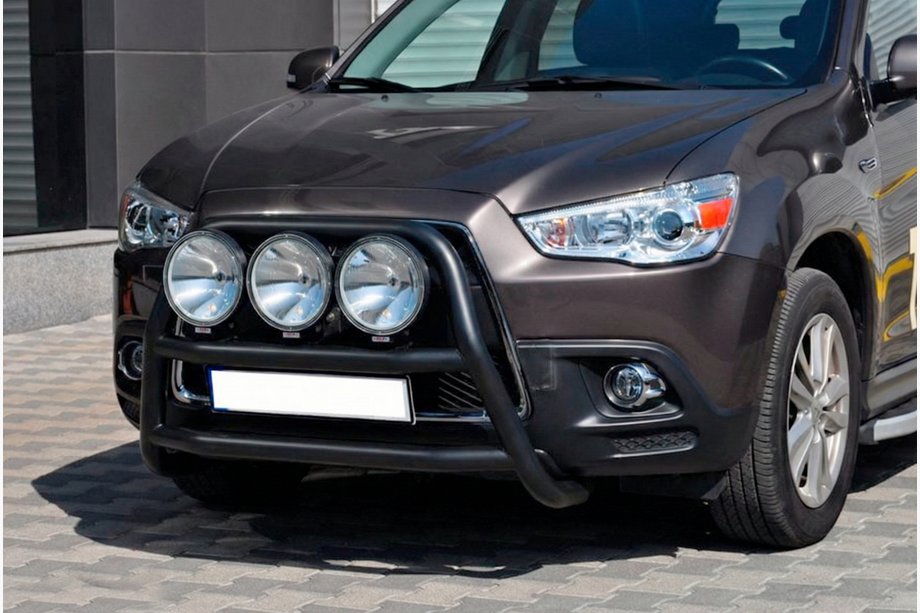 Mitsubishi ASX 2010–2023 Kengurubārs WT018 Black (nerūsējošais tērauds) Image