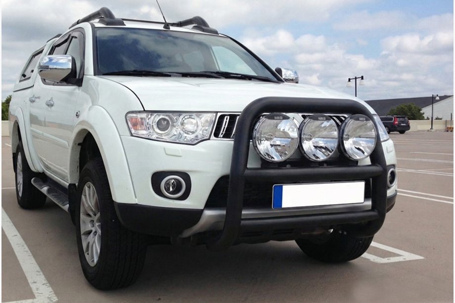 Mitsubishi L200 2006–2015 Kengurubārs WT018 Black (nerūsējošais tērauds) Image