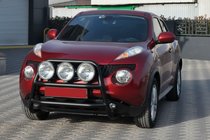 Nissan Juke 2010–2019 Bullbar WT018 Black (nerūsējošais tērauds) foto 4