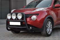 Nissan Juke 2010–2019 Bullbar WT018 Black (nerūsējošais tērauds) foto 2