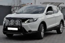 Nissan Qashqai 2014–2021 Bullbar WT018 Black (nerūsējošais tērauds) foto 1