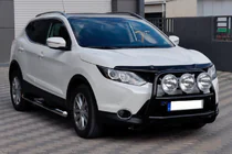 Nissan Qashqai 2014–2021 Bullbar WT018 Black (nerūsējošais tērauds) foto 3