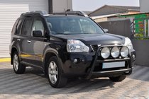 Nissan X-trail T31 2007–2014 Priekšējais aizsargstienis WT018 Black (nerūsējošais tērauds) foto 3