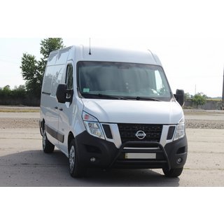 Kengurubārs WT018 Black (nerūsējošais tērauds) Nissan NV400 2010–2024 foto 3