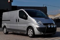 Renault Trafic 2001–2015 Kengurubārs WT018 Black (nerūsējošais tērauds) foto 3