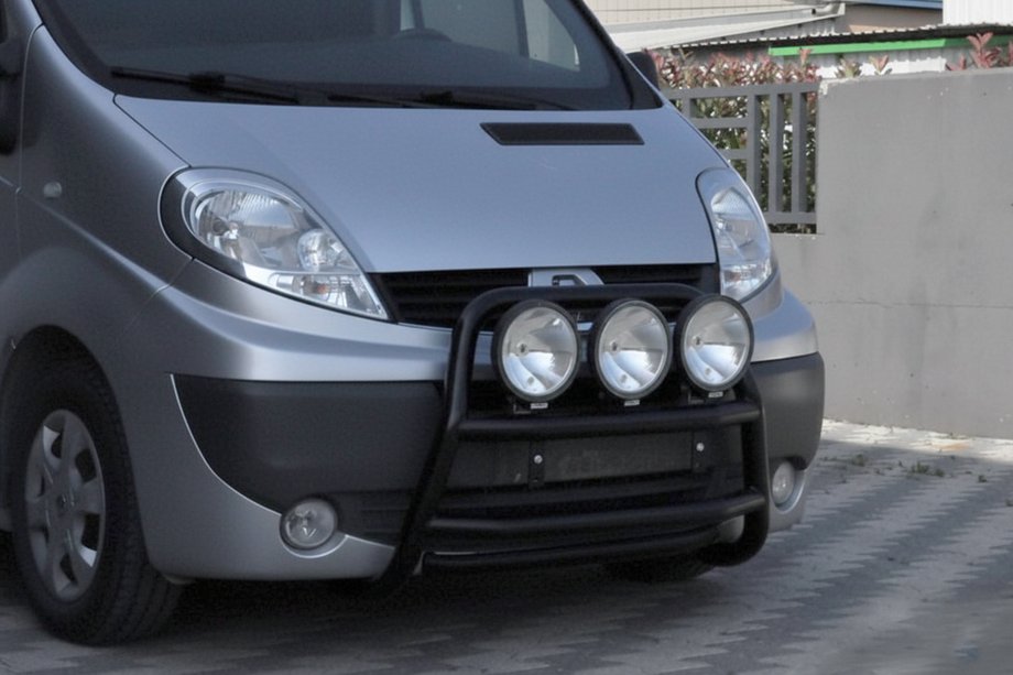 Renault Trafic 2001–2015 Kengurubārs WT018 Black (nerūsējošais tērauds) Image