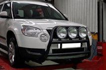 Skoda Yeti 2009–2017 Kengurubārs WT018 Black (nerūsējošais tērauds) foto 2