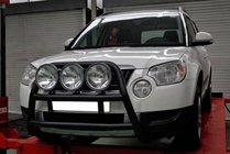 Skoda Yeti 2009–2017 Kengurubārs WT018 Black (nerūsējošais tērauds) foto 4