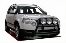 Skoda Yeti 2009–2017 Kengurubārs WT018 Black (nerūsējošais tērauds) foto 1
