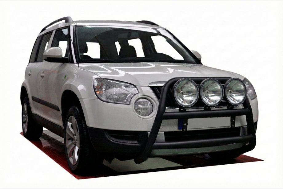 Skoda Yeti 2009–2017 Kengurubārs WT018 Black (nerūsējošais tērauds) Image