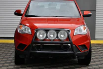 SsangYong Korando 2010–2019 Kengurubārs WT018 Black (nerūsējošais tērauds) foto 3