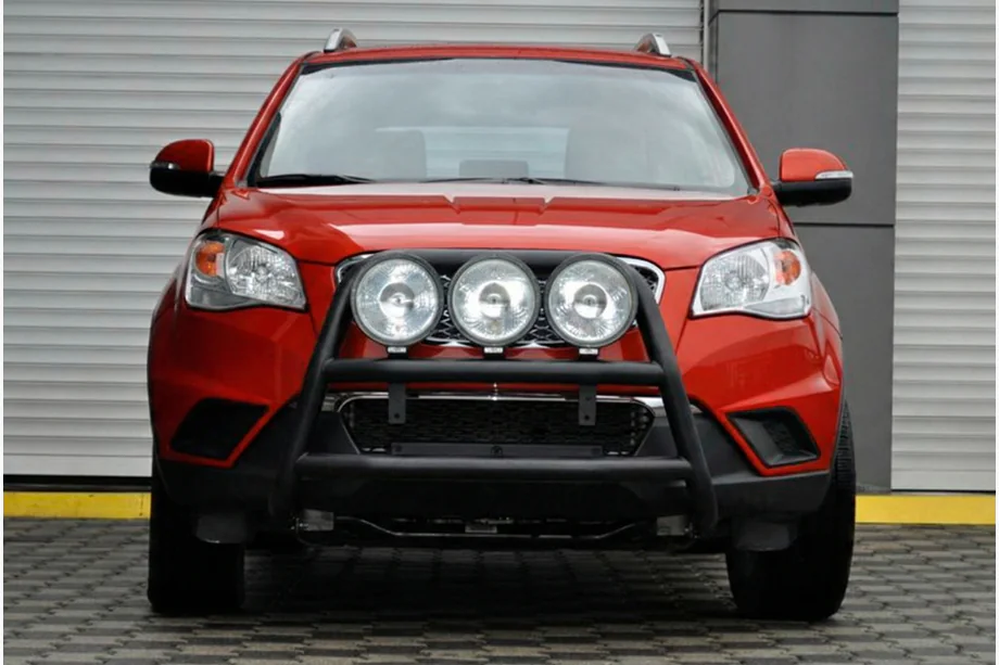 SsangYong Korando 2010–2019 Kengurubārs WT018 Black (nerūsējošais tērauds) Image