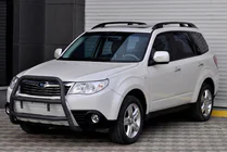 Subaru Forester 2008–2013 Kengurubārs WT018 Black (nerūsējošais tērauds) foto 4