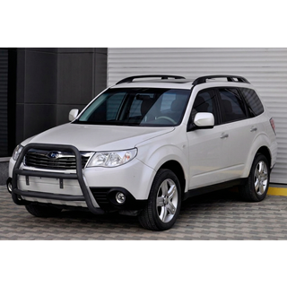 Kengurubārs WT018 Black (nerūsējošais tērauds) Subaru Forester 2008–2013 foto 4